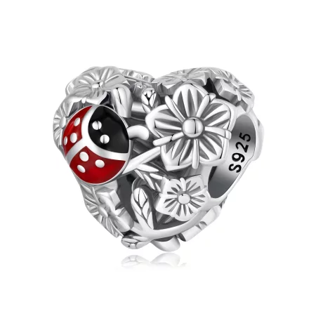 Pandora Style Lucky Ladybug Charm - SCC2524 Pandora Style Lucky Ladybug Charm - SCC2524