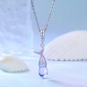 Pandora Style Mermaid Tears Pendant Charm - BSC874 Pandora Style Mermaid Tears Pendant Charm - BSC874
