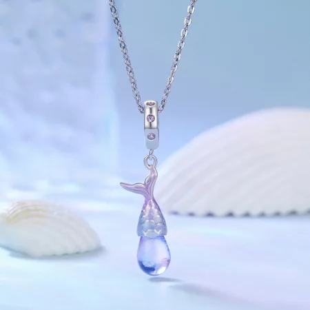 Pandora Style Mermaid Tears Pendant Charm - BSC874