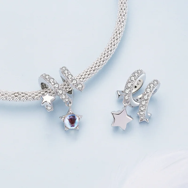 (image for) Pandora Style Meteor Shower Charm - BSC861 - View 4