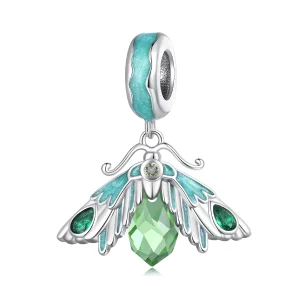 (image for) Pandora Style Moth Pendant Charm - BSC866