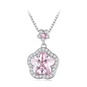 (image for) Pandora Style Necklace with Little Flower - BSN329