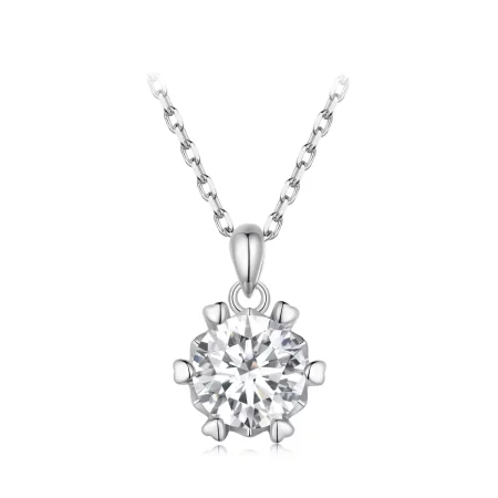 Pandora Style Necklace with Luxury Moissanite - MSN006-A