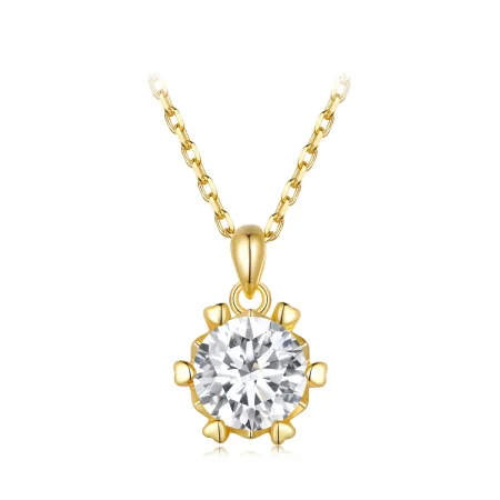 Pandora Style Necklace with Luxury Moissanite - MSN006-B