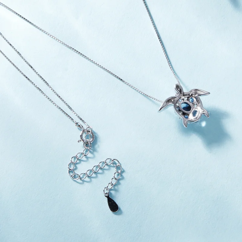 (image for) Pandora Style Necklace with Sea Turtle - BSN331 - View 4