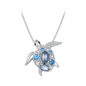 Pandora Style Necklace with Sea Turtle - BSN331 Pandora Style Necklace with Sea Turtle - BSN331