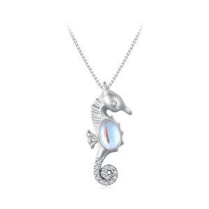(image for) Pandora Style Necklace with Seahorse - BSN332