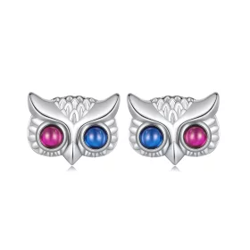 Pandora Style Owl Stud Earrings - SCE1602 Pandora Style Owl Stud Earrings - SCE1602