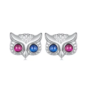 (image for) Pandora Style Owl Stud Earrings - SCE1602