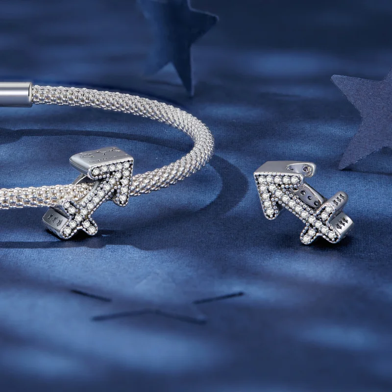 (image for) Pandora Style Sagittarius Lucky Zodiac Charm - SCC2516-9 - View 4