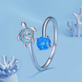 Pandora Style Sea Turtle Ring - SCR928 Pandora Style Sea Turtle Ring - SCR928