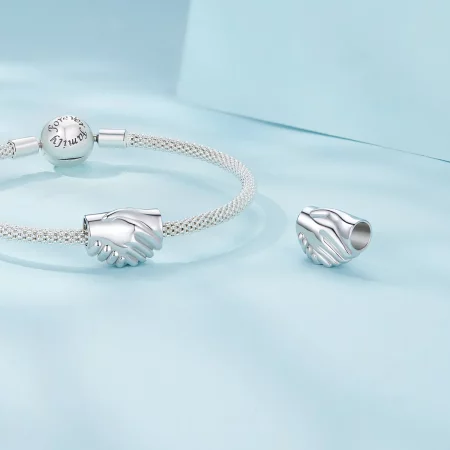 Pandora Style Shake Hands Charm - SCC2521