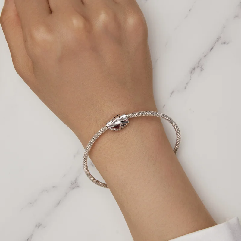 (image for) Pandora Style Shake Hands Charm - SCC2521 - View 6