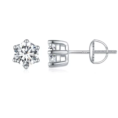 Pandora Style Shiny Zircon Stud Earrings - BSE615-5L Pandora Style Shiny Zircon Stud Earrings - BSE615-5L