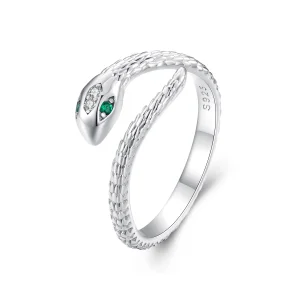 Pandora Style Snake Open Ring - BSR440 (image for) Pandora Style Snake Open Ring - BSR440