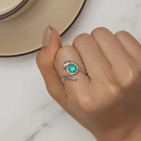 Pandora Style Snake Open Ring - BSR441