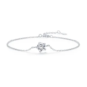 (image for) Pandora Style Sparkle Moissanite Bracelet - MSB001
