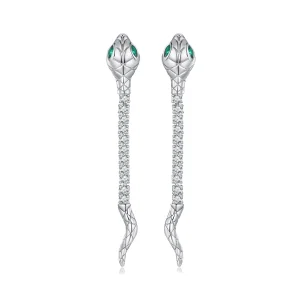 (image for) Pandora Style Spirit Snake Stud Earrings - BSE851