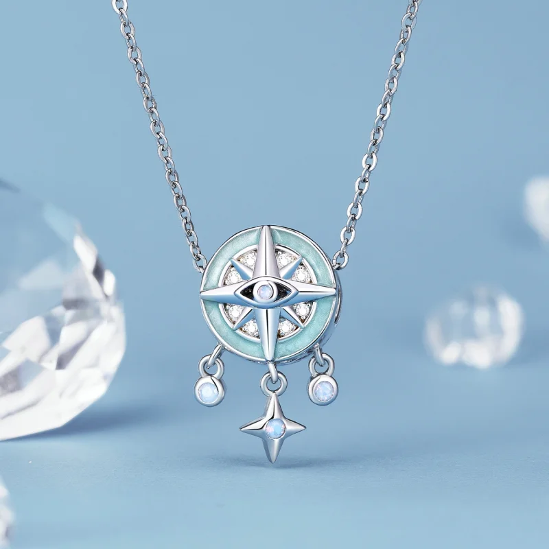 (image for) Pandora Style Star Compass Charm - BSC854 - View 3