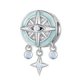 Pandora Style Star Compass Charm - BSC854 Pandora Style Star Compass Charm - BSC854
