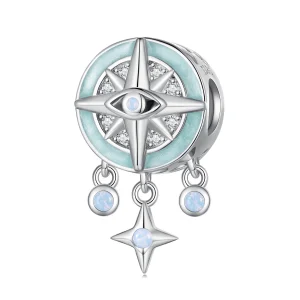 (image for) Pandora Style Star Compass Charm - BSC854