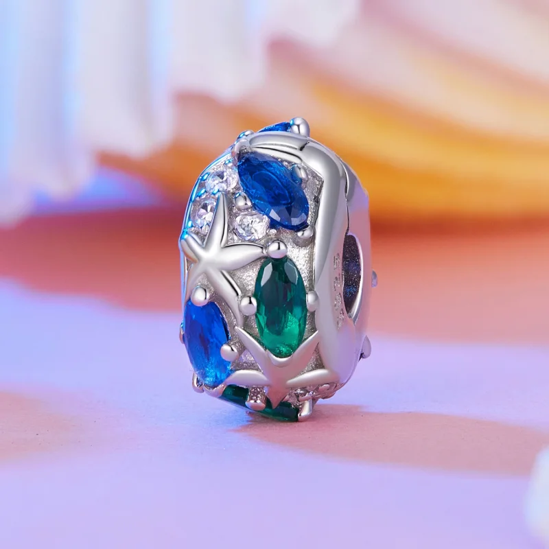 (image for) Pandora Style Starfish Clip - BSC847 - View 3