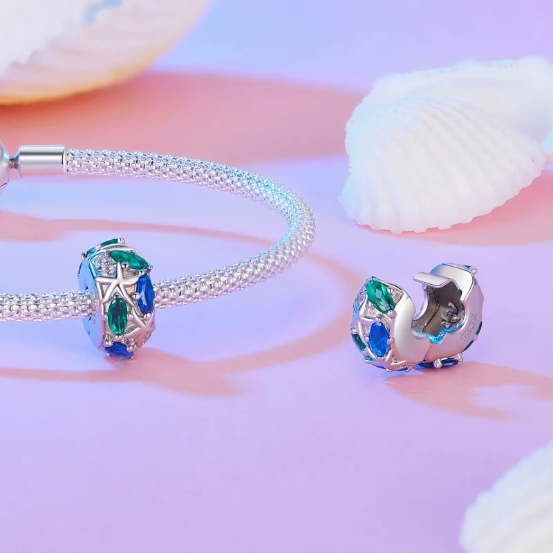 (image for) Pandora Style Starfish Clip - BSC847 - View 5