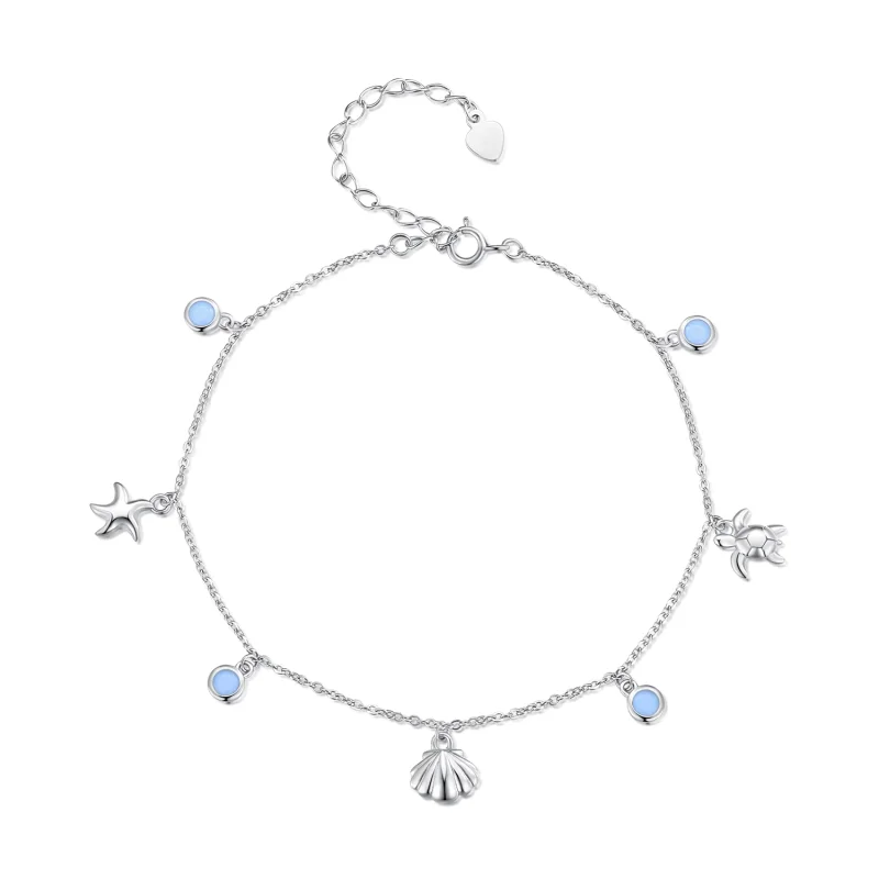 (image for) Pandora Style Summer Ocean anklet - BST006 - Product Image
