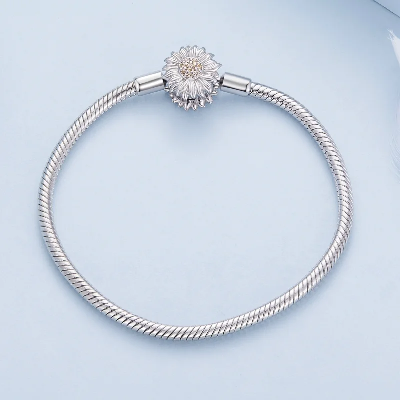 (image for) Pandora Style Sunflower Basics Chain Bracelet - BSB123 - View 3