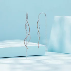 Pandora Style Tassel Dangle Earrings - SCE1600 Pandora Style Tassel Dangle Earrings - SCE1600