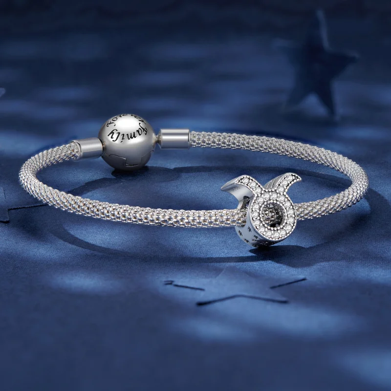 (image for) Pandora Style Taurus Lucky Zodiac Charm - SCC2516-2 - View 5