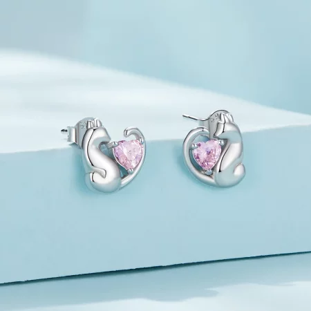 Pandora Style The Cat Stud Earrings - SCE1591-A