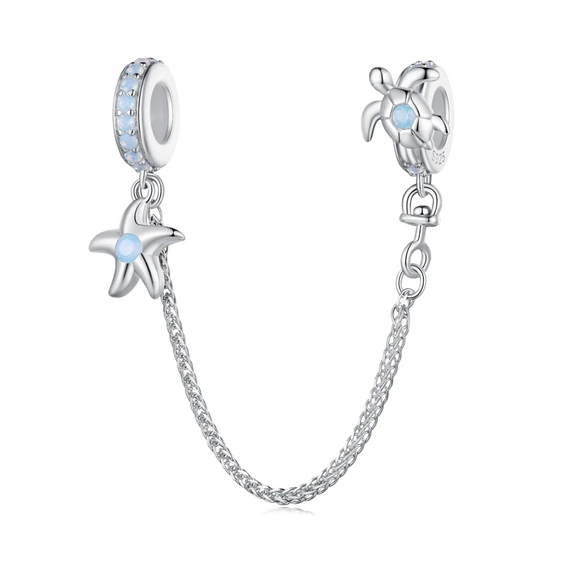 (image for) Pandora Style Underwater World Safety Chain - BSC870 - Product Image