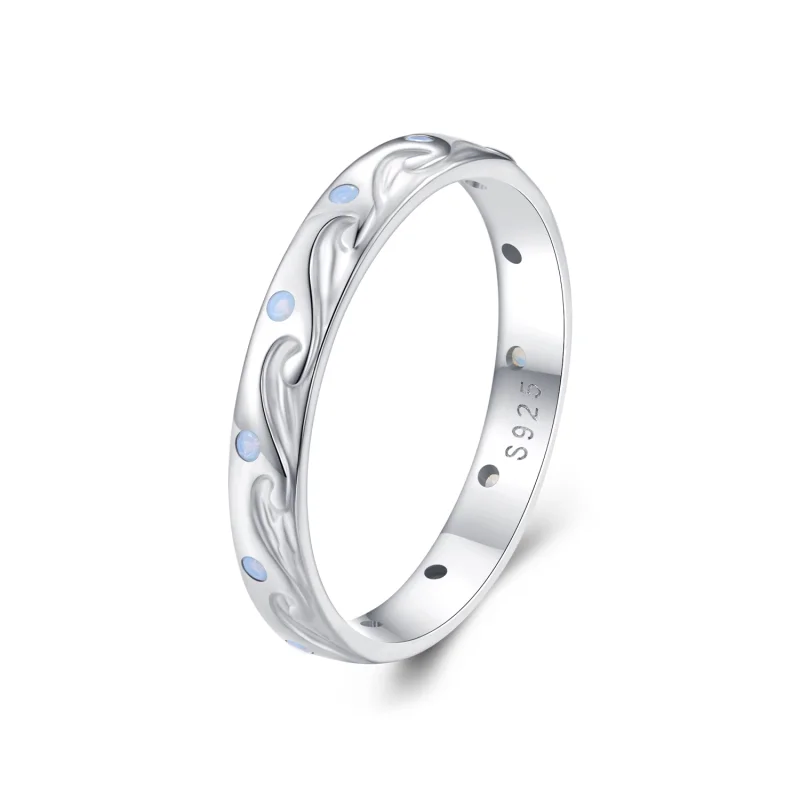 (image for) Pandora Style Waves Ring - BSR443 - Product Image
