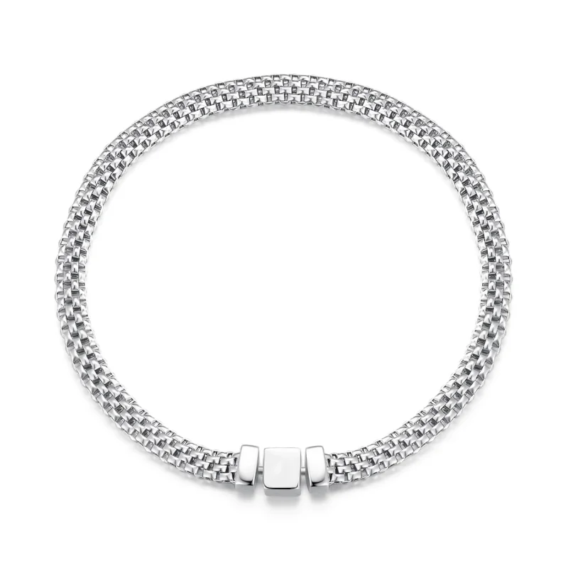 (image for) Pandora Style Weave Chain Bracelet - BSB124 - Product Image