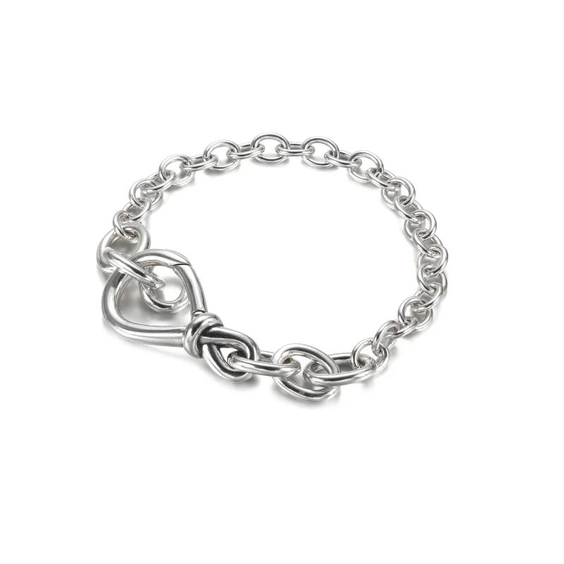 (image for) PANDORA Chunky Infinity Knot Chain Bracelet - 598911C00 - View 2