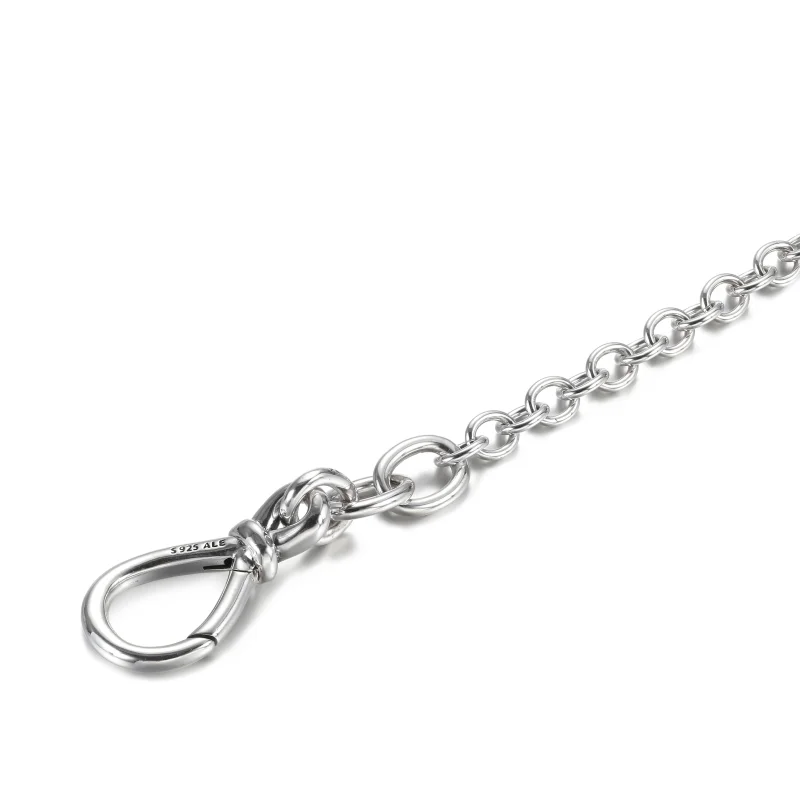 (image for) PANDORA Chunky Infinity Knot Chain Bracelet - 598911C00 - View 4