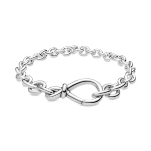 (image for) PANDORA Chunky Infinity Knot Chain Bracelet - 598911C00