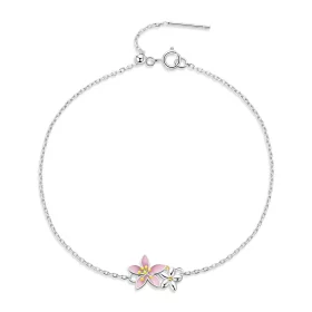Pandora Style Beautiful Sakura Bracelet - SCB232 Pandora Style Beautiful Sakura Bracelet - SCB232