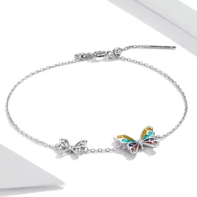 Pandora Style Brilliant Butterfly Bracelet - SCB228 Pandora Style Brilliant Butterfly Bracelet - SCB228