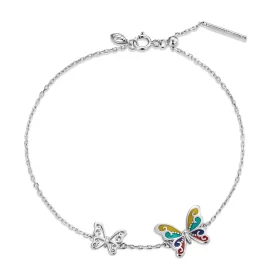 Pandora Style Brilliant Butterfly Bracelet - SCB228 Pandora Style Brilliant Butterfly Bracelet - SCB228