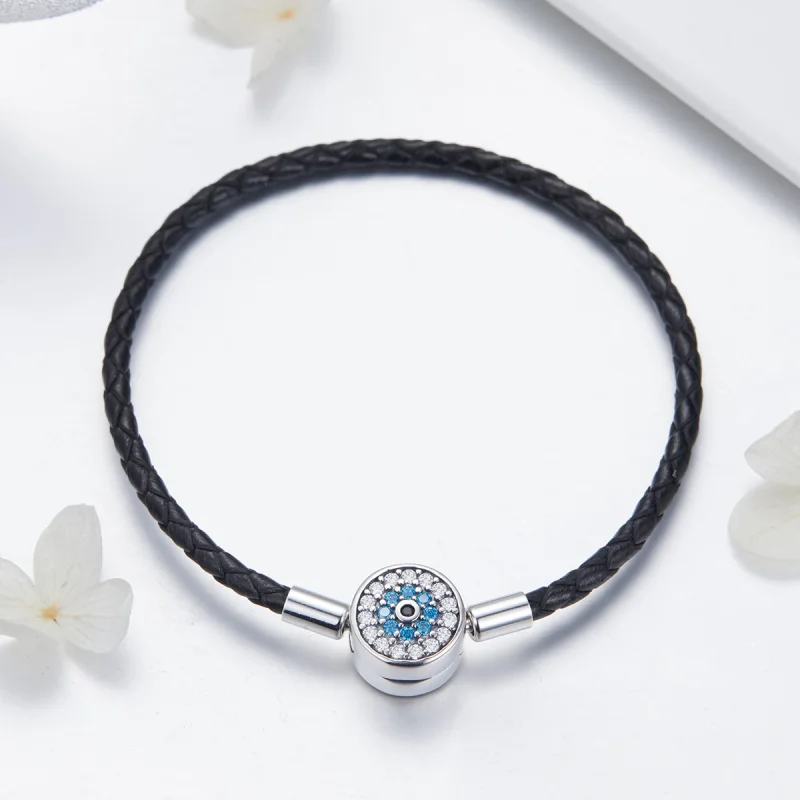 (image for) Pandora Style Leather Magical Mysteries Bracelet - SCB113 - View 2
