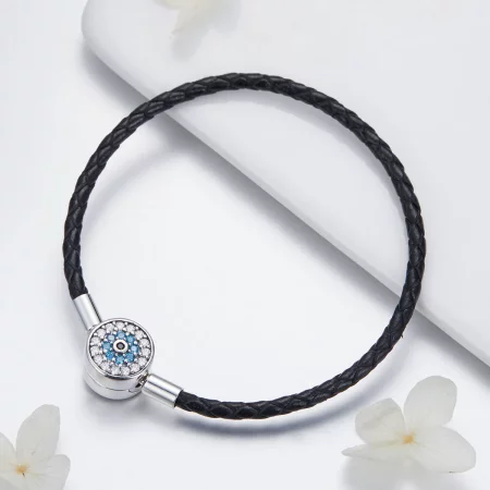 Pandora Style Leather Magical Mysteries Bracelet - SCB113