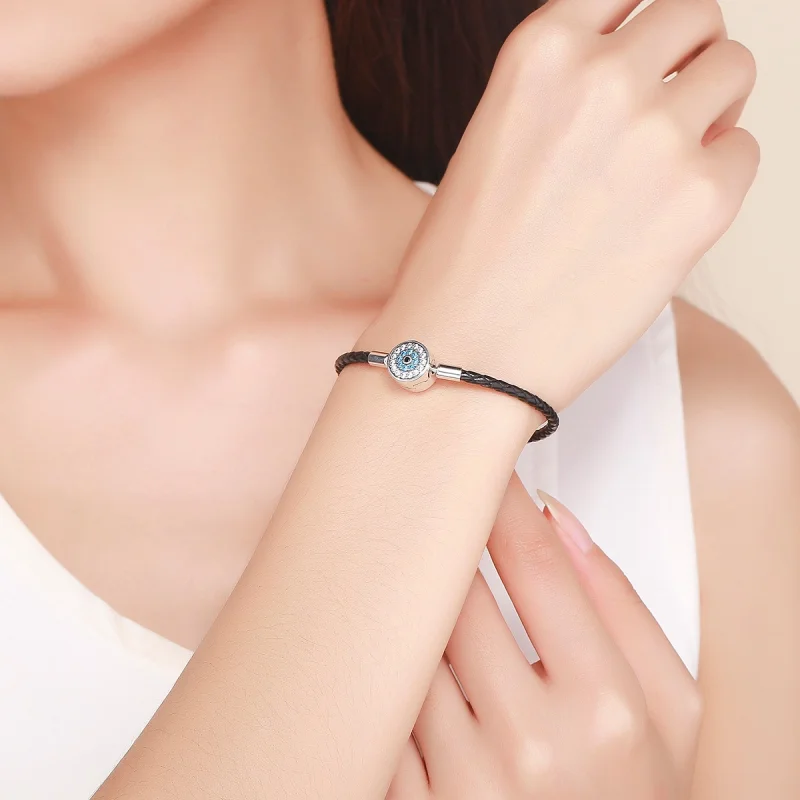 (image for) Pandora Style Leather Magical Mysteries Bracelet - SCB113 - View 5