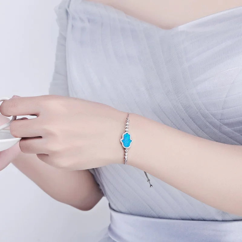 (image for) Pandora Style Lucky Hand Bracelet - VSB002 - View 7