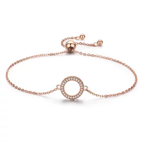 Pandora Style Rose Gold Destiny Slider Bracelet - SCB030-C