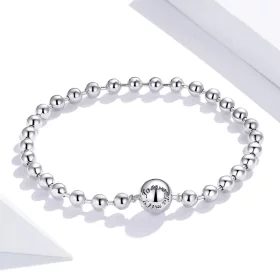 Pandora Style Silver Silver Ball bracelet - SCB208 Pandora Style Silver Silver Ball bracelet - SCB208
