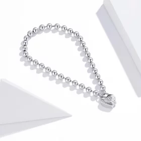 Pandora Style Silver Bead Chain bracelet - SCB203 Pandora Style Silver Bead Chain bracelet - SCB203