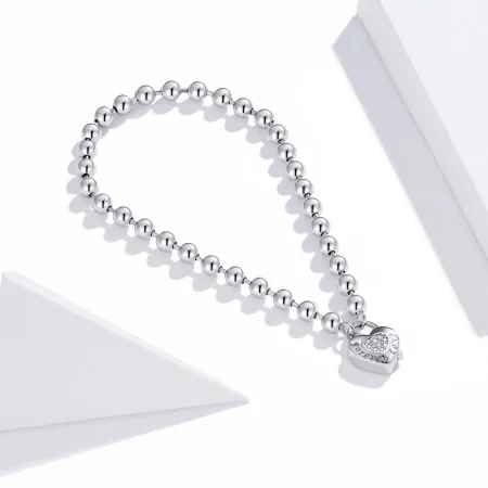 Pandora Style Silver Bead Chain bracelet - SCB203