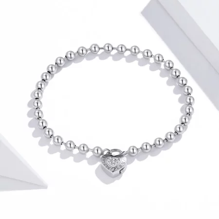 Pandora Style Silver Bead Chain bracelet - SCB203
